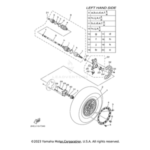 Bolt, Flange by Yamaha 90105-068C3-00 OEM Hardware 90105-068C3-00 Off Road Express