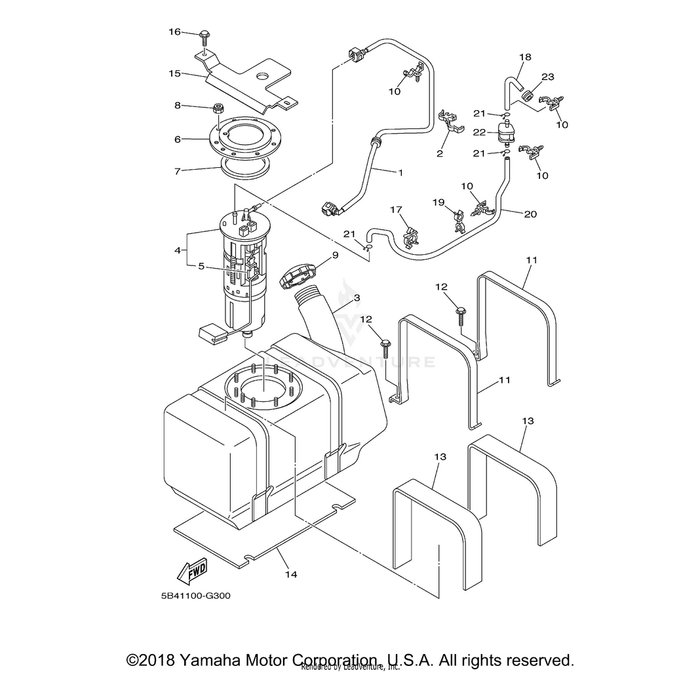 Bolt, Flange by Yamaha