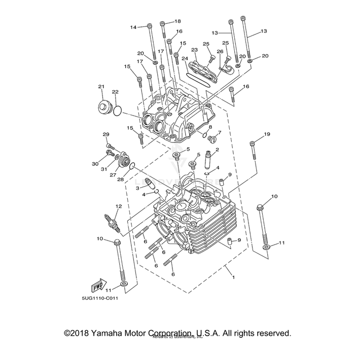 Bolt, Flange by Yamaha