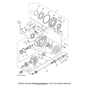 Bolt, Flange by Yamaha 90105-10220-00 OEM Hardware 90105-10220-00 Off Road Express