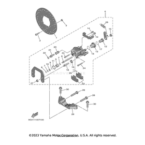 Bolt, Flange by Yamaha 90105-10256-00 OEM Hardware 90105-10256-00 Off Road Express