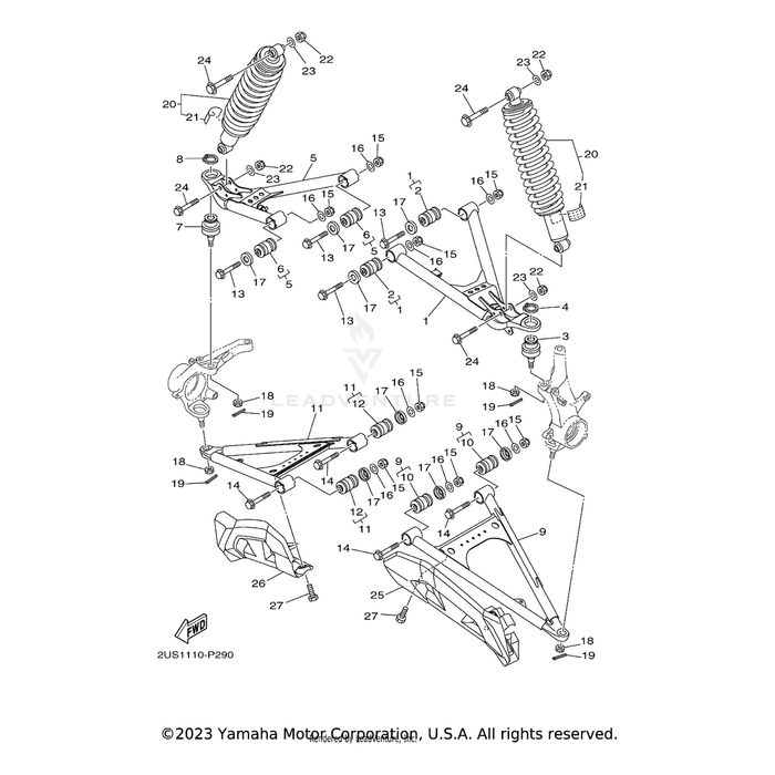 Bolt, Flange by Yamaha