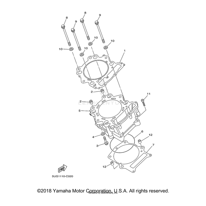 Bolt, Flange by Yamaha