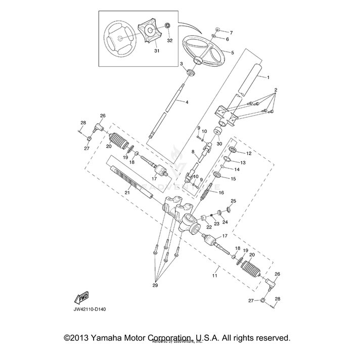 Bolt, Flange by Yamaha