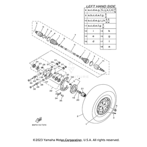 Bolt, Flange by Yamaha 90105-12089-00 OEM Hardware 90105-12089-00 Off Road Express