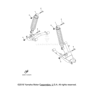 Bolt, Flange by Yamaha 90105-12803-00 OEM Hardware 90105-12803-00 Off Road Express