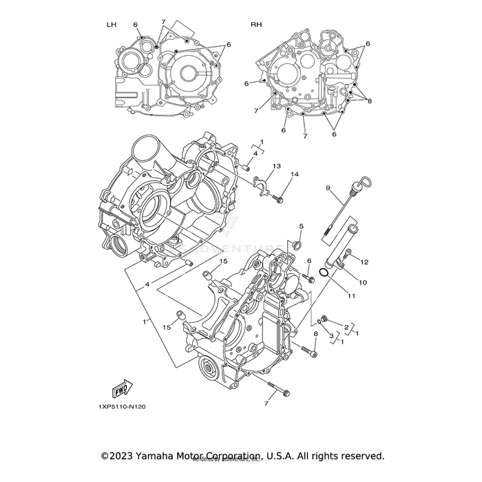 Bolt, Flange by Yamaha