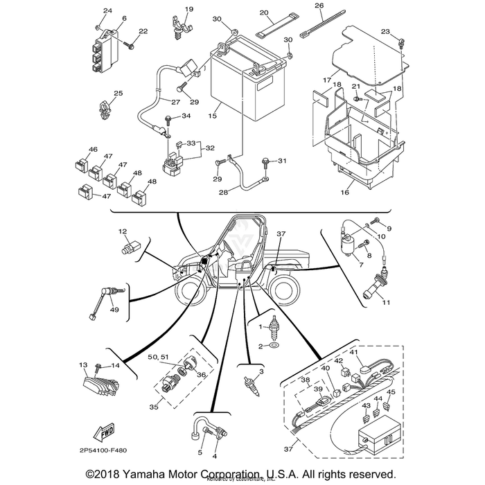 Bolt, Flange by Yamaha