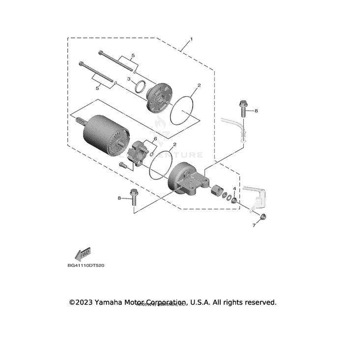 Bolt, Flange by Yamaha