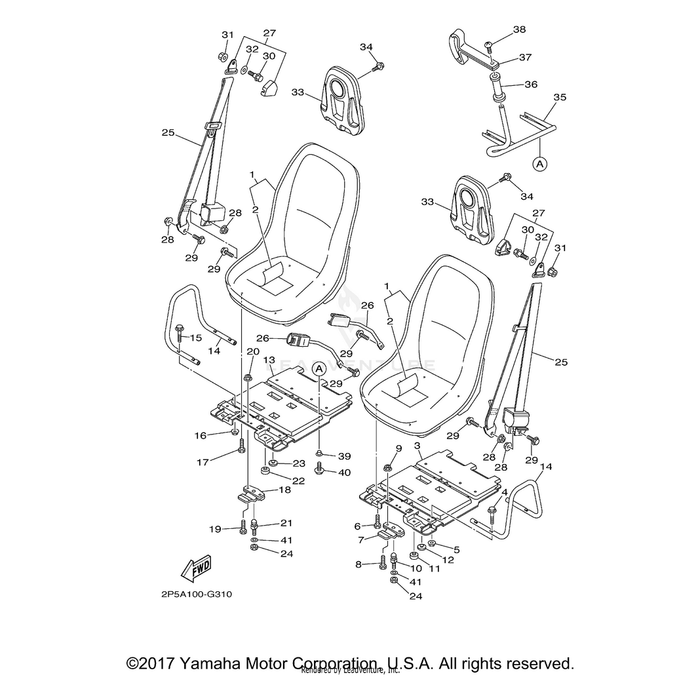 Bolt, Flange by Yamaha