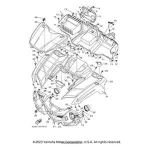 Bolt, Flange by Yamaha 95817-06012-00 OEM Hardware 95817-06012-00 Off Road Express