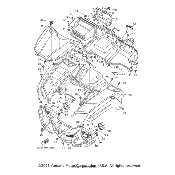 Bolt, Flange by Yamaha