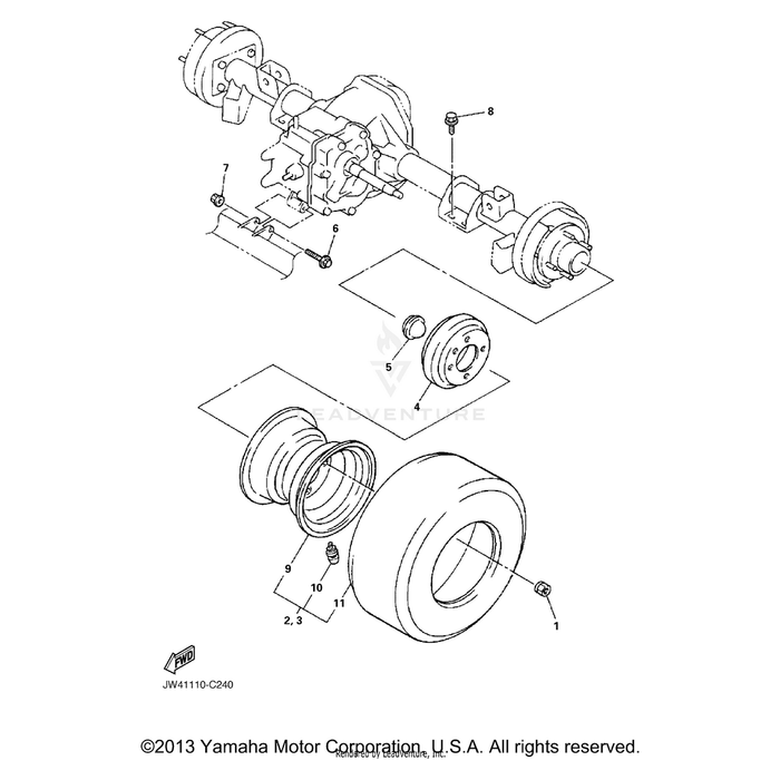 Bolt, Flange by Yamaha