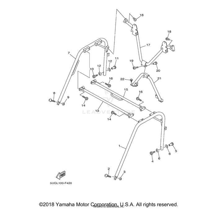 Bolt, Flange by Yamaha