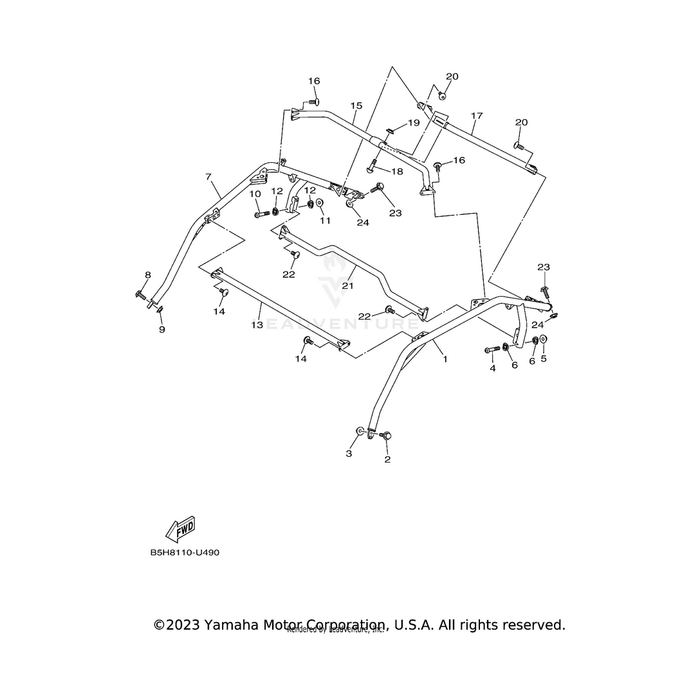 Bolt, Flange by Yamaha