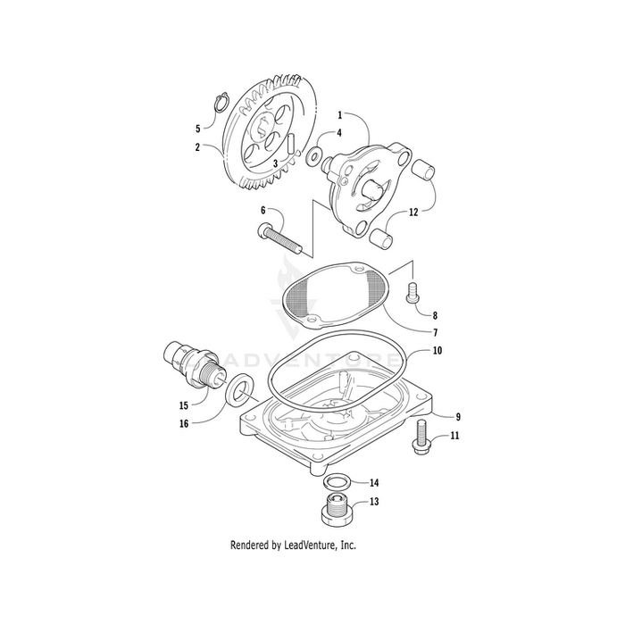 Bolt,Flange (M6X1X25) By Arctic Cat