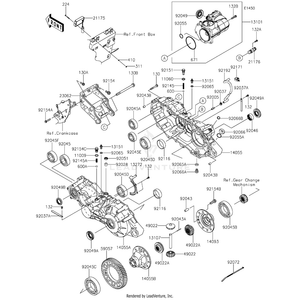 Bolt,Flanged,10X25 by Kawasaki 92154-1329 OEM Hardware 92154-1329 Off Road Express Peach St