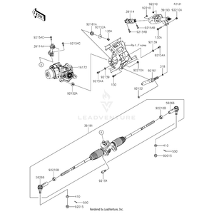 Bolt,Flanged,12X50 by Kawasaki 92154-1008 OEM Hardware 92154-1008 Off Road Express Peach St