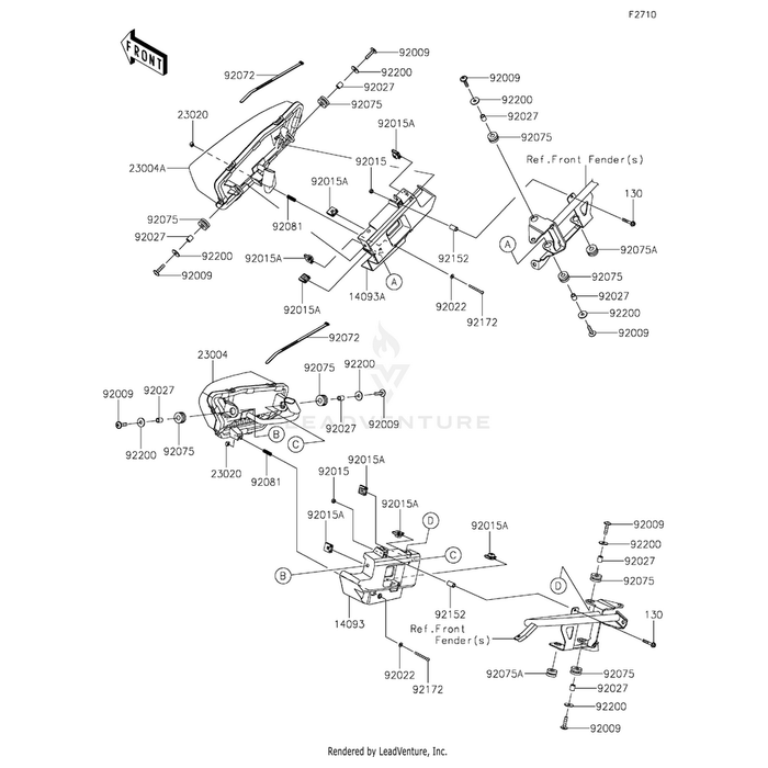 Bolt-Flanged,5X30 by Kawasaki