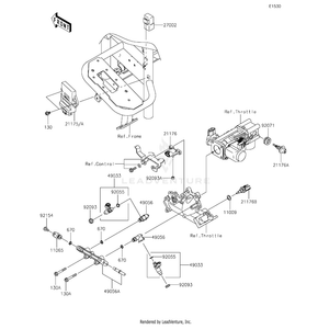 Bolt-Flanged,6X16 by Kawasaki 130BB0616 OEM Hardware 130BB0616 Off Road Express Peach St