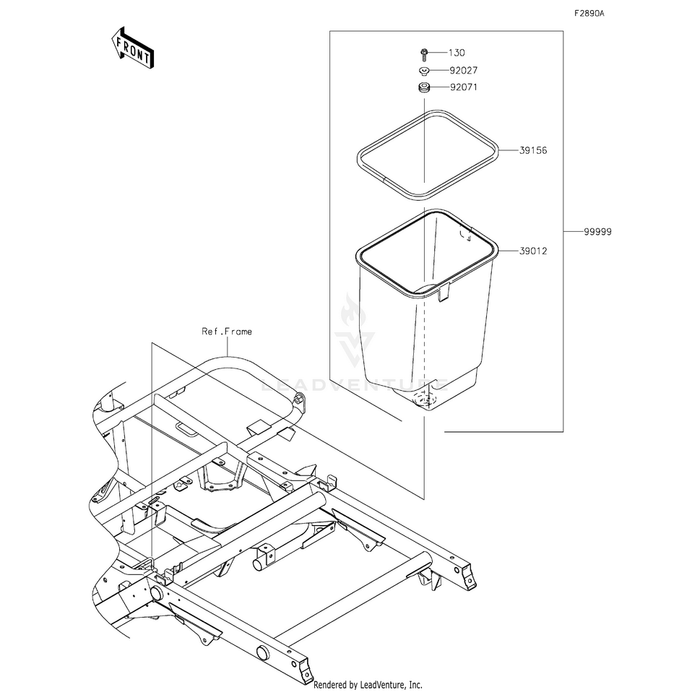 Bolt-Flanged,6X20 by Kawasaki