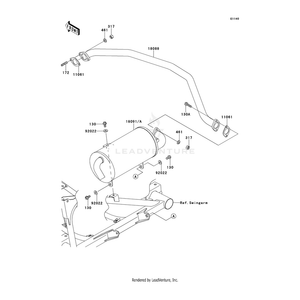 Bolt-Flanged,8X16 by Kawasaki 130CB0816 OEM Hardware 130CB0816 Off Road Express Peach St