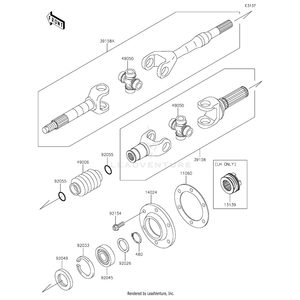 Bolt-Flanged,8X25 by Kawasaki 92154-4079 OEM Hardware 92154-4079 Off Road Express Peach St