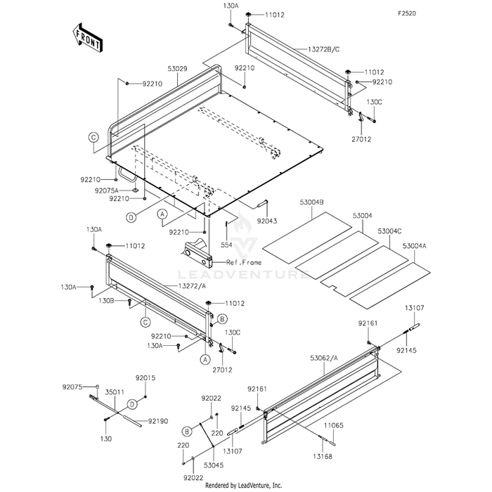 Bolt-Flanged,8X30 by Kawasaki