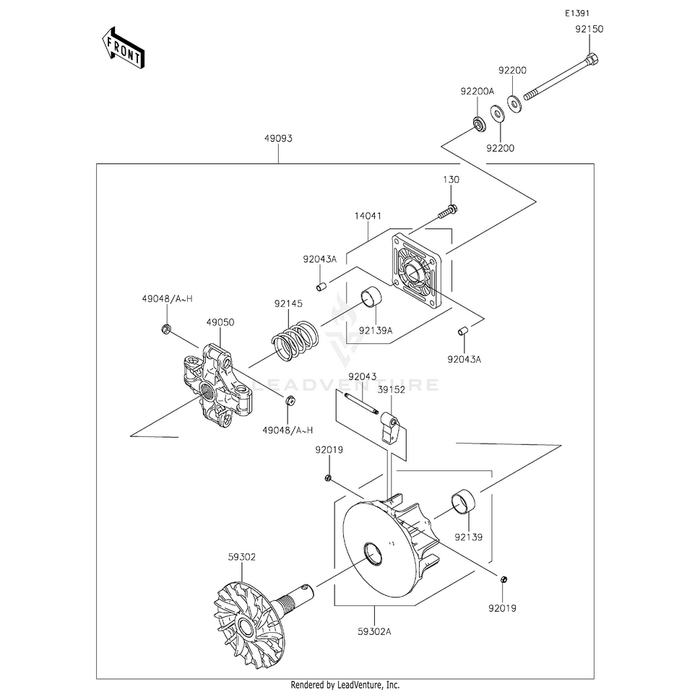 Bolt-Flanged,8X30 by Kawasaki