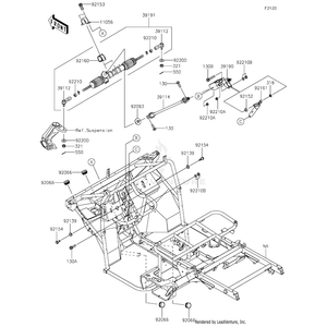 Bolt-Flanged,8X45 by Kawasaki 130CA0845 OEM Hardware 130CA0845 Off Road Express Peach St