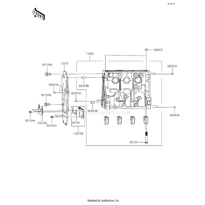 Bolt,Flanged by Kawasaki