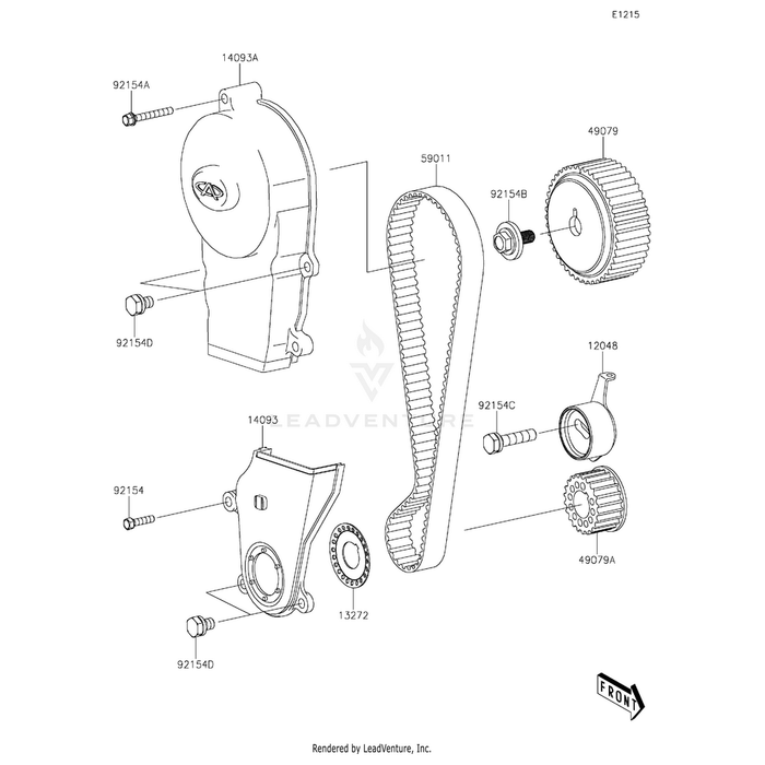 Bolt,Flanged by Kawasaki