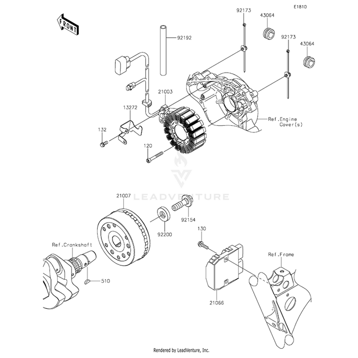 Bolt-Flanged-Small,6X14 by Kawasaki