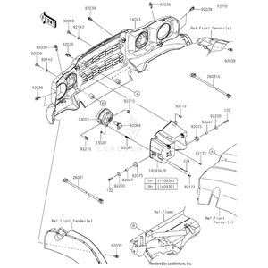 Bolt-Flanged-Small,6X25 by Kawasaki 132BA0625 OEM Hardware 132BA0625 Off Road Express Peach St