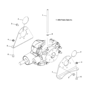 Bolt-Hex,Tubes,026Hm107 by Polaris 7518442 OEM Hardware P7518442 Off Road Express