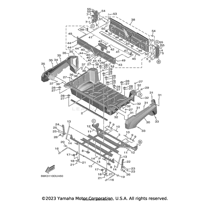 Bolt, Hexagon Socket Head by Yamaha