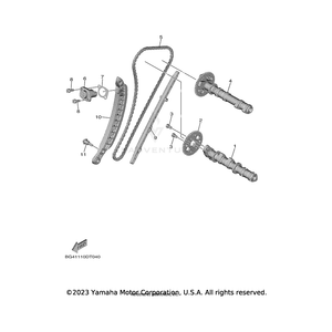 Bolt, Hexagon Socket Head by Yamaha 90110-06335-00 OEM Hardware 90110-06335-00 Off Road Express