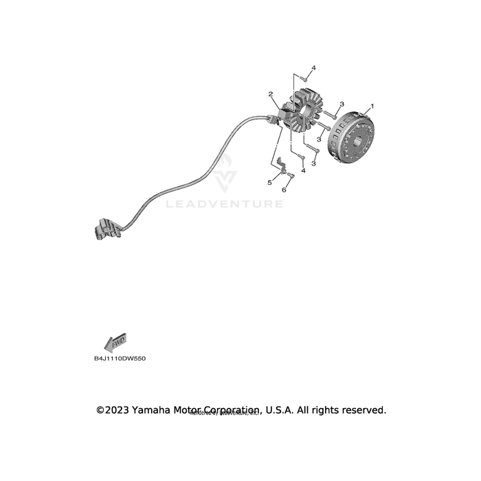 Bolt, Hexagon Socket Head by Yamaha