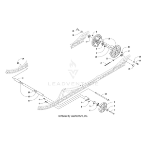 Bolt, Hfh M10-1.25X250 Cl10.9 Rie Silver By Arctic Cat 1423-431 OEM Hardware 1423-431 Core Power Equipment