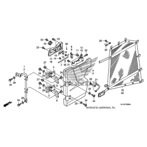 Bolt, Hinge (8X24) by Honda 90104-HL1-A00 OEM Hardware 90104-HL1-A00 Off Road Express Peach St