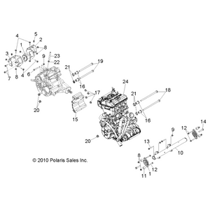 Bolt, M 12 X 1.5 X 253 by Polaris 7519300 OEM Hardware P7519300 Off Road Express