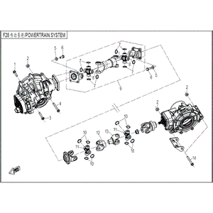 Bolt M10X1.25X110 by CF Moto 30006-102110840 OEM Hardware 30006-102110840 Northstar Polaris