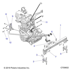 Bolt-M10X1.25X40,Hxflg-Olive D by Polaris 7518595 OEM Hardware P7518595 Off Road Express