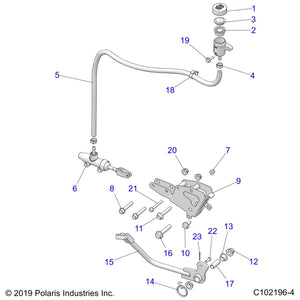 Bolt-M10X1.25X50,Hxflg-Olive D by Polaris 7518559 OEM Hardware P7518559 Off Road Express