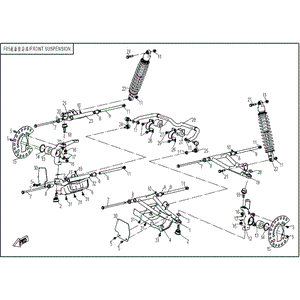 Bolt M10X1.25X55 by CF Moto 30006-102055840 OEM Hardware 30006-102055840 Northstar Polaris