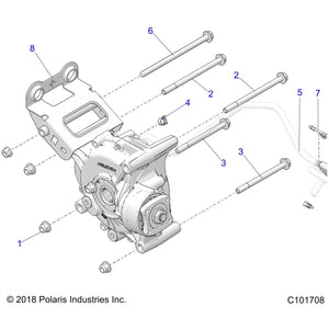 Bolt-M10X1.5X125,Hx Hd Flg by Polaris 7518680 OEM Hardware P7518680 Off Road Express