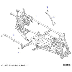 Bolt-M10X1.5X20,Hxhdflg by Polaris 7518700 OEM Hardware P7518700 Off Road Express