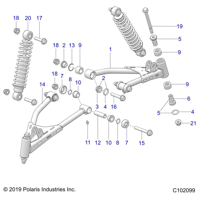 Bolt-M10X1.5X75,Hx Hd Flg by Polaris