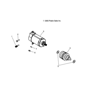 Bolt-M6X1.0X30,Hxhd Sems L/Wzy by Polaris 7517868 OEM Hardware P7517868 Off Road Express