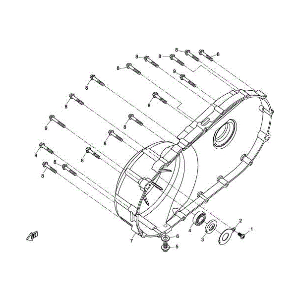 Bolt M6X10 (Replaces 0010-080010-0040) by CF Moto